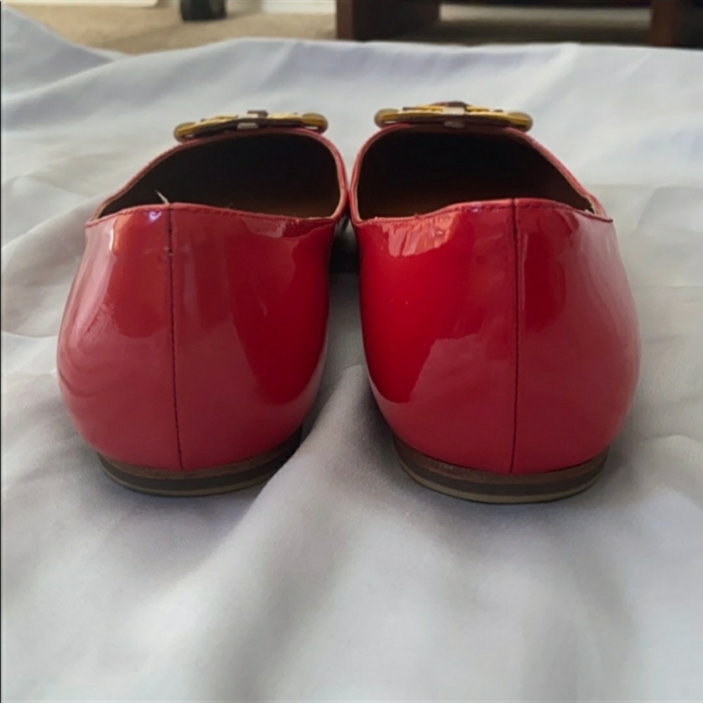 AUTHENTIC CELINE red patent flats : size 36.5 - Picture 4 of 7